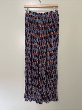 Wildfang Empower Plisse Loose Wide Leg Drawstring Pants Size S NWT